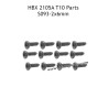 HBX 2105A T10 RC Car Parts PBHO2X6mm Pan Head Self Tapping Screws S093