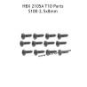 HBX 2105A T10 RC Car Parts BM2.5X8mm Pan Head Screws S100