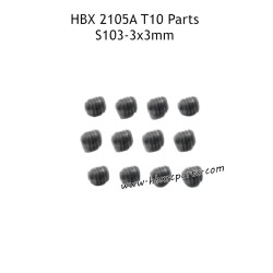 HBX 2105A T10 RC Car Parts 2.5X2.5mm Set Screw S103