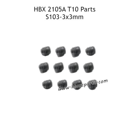 HBX 2105A T10 RC Car Parts 2.5X2.5mm Set Screw S103