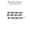 HBX 2105A T10 RC Car Parts PBHO2.6X12mm Pan Head Self Tapping Screws S161