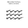 HBX 2105A T10 RC Car Parts KBHO2.3X12mm Countersunk Self Tapping Screws S226