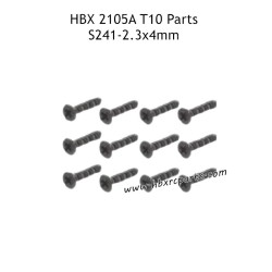 HBX 2105A T10 RC Car Parts KBHO2.3X4mm Countersunk Self Tapping Screws S241