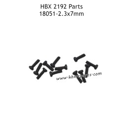 HAIBOXING HBX 2192 Parts PBHO2.3X7mm Pan Head Tapping Screws 18051
