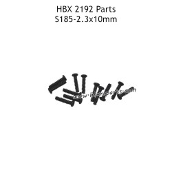 HBX 2192 RC Car Parts PBHO2.3X10mm Pan Head Tapping Screws S185