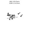 HBX 2192 RC Car Parts PWTHC2.3X12mm Flange Head Tapping Screws S240