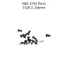 HBX 2192 RC Car Parts KBHO2.3X6mm Countersunk Tapping Screws S128