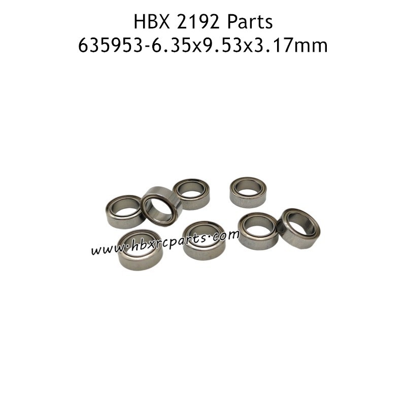 HBX 2192 RC Car Parts 6.35X9.53X3.17mm Ball Bearings 635953 HBX 2192 RC Car Parts 6.35X9.53X3.17mm Ball Bearings 635953