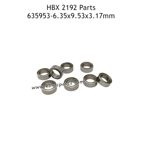 HBX 2192 RC Car Parts 6.35X9.53X3.17mm Ball Bearings 635953