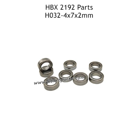 HBX 2192 RC Car Parts 4X7X2mm Ball Bearings H032
