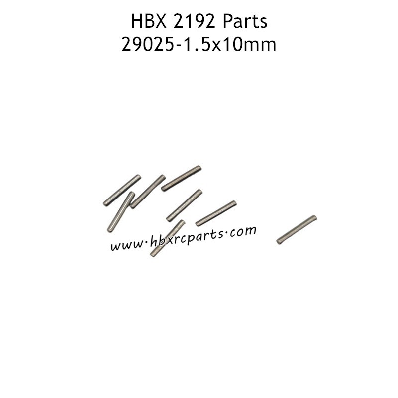 HBX 2192 RC Car Parts 1.5x10mm Pins 29025 HBX 2192 RC Car Parts 1.5x10mm Pins 29025