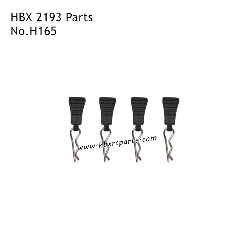 HBX 2193 RC Car Parts Body Clips H165