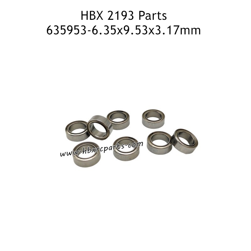 HAIBOXING HBX 2193 RC Car Parts 6.35X9.53X3.17mm Ball Bearings 635953 HAIBOXING HBX 2193 RC Car Parts 6.35X9.53X3.17mm Ball Bearings 635953