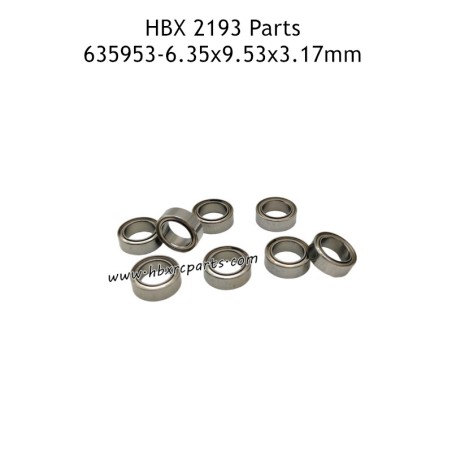 HAIBOXING HBX 2193 RC Car Parts 6.35X9.53X3.17mm Ball Bearings 635953