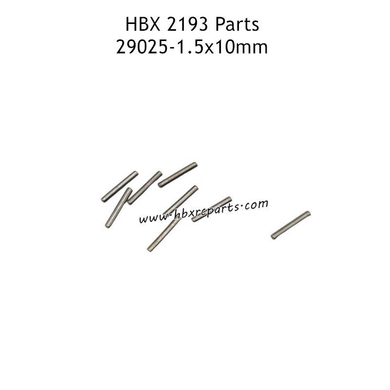 HAIBOXING HBX 2193 RC Car Parts 1.5x10mm Pins 29025 HAIBOXING HBX 2193 RC Car Parts 1.5x10mm Pins 29025