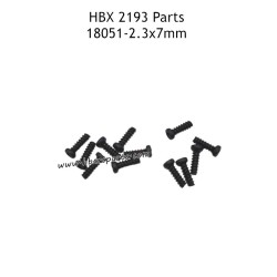 HAIBOXING HBX 2193 Parts PBHO2.3X7mm Pan Head Tapping Screws 18051