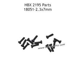 HBX 2195 Parts PBHO2.3X7mm Pan Head Tapping Screws 18051