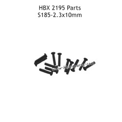 HBX 2195 Parts PBHO2.3X10mm Pan Head Tapping Screws S185