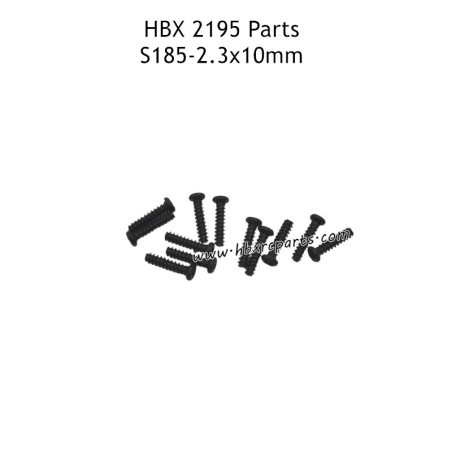HBX 2195 Parts PBHO2.3X10mm Pan Head Tapping Screws S185