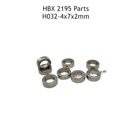 HBX 2195 RC Car Parts 4x7x2mm Ball Bearings H032