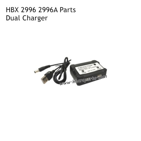 HAIBOXING HBX 2996 2996A RC Car Parts 7.4V Dual Battery Charger