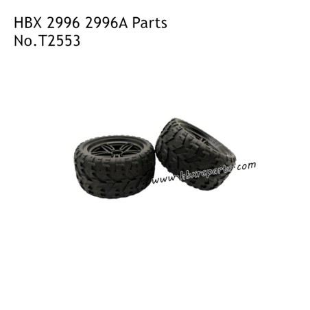 HAIBOXING HBX 2996 2996A RC Car Parts Wheel Complete 2pcs T2553