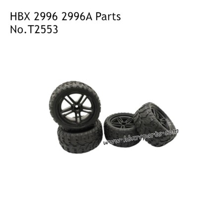 HAIBOXING HBX 2996 2996A RC Car Parts Wheel Complete 4pcs T2553