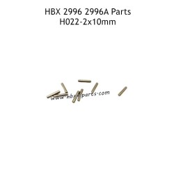 HAIBOXING HBX 2996 2996A Parts 2X10mm Wheel Hex Pins H022