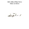 HAIBOXING HBX 2996 2996A Parts 2X10mm Wheel Hex Pins H022