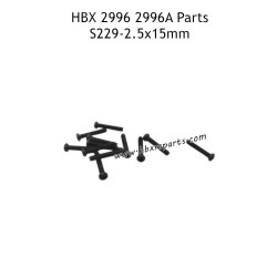 HAIBOXING HBX 2996 2996A Parts PMHO2.5X15mm Pan Head Self Tapping Screws S229