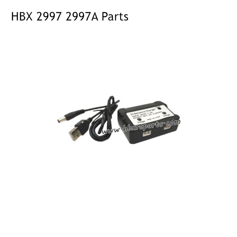 HAIBOXING HBX 2997 2997A RC Car Parts 7.4V Dual Battery Charger HAIBOXING HBX 2997 2997A RC Car Parts 7.4V Dual Battery Charger