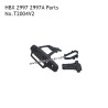 HAIBOXING HBX 2997 2997A RC Car Parts Front Bumper and Brace T2004V2