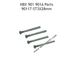 HBX 901A Parts ST3X28mm Front and Rear Upper Suspension Arm Hinge Pins 90117