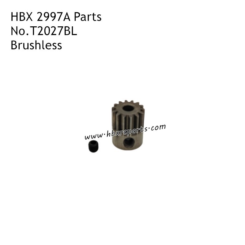 HAIBOXING HBX 2997A RC Car Parts 16T Motor Pinion T2705 HAIBOXING HBX 2997A RC Car Parts 16T Motor Pinion T2705
