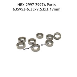 HAIBOXING HBX 2997 2997A Parts 6.35X9.53X3.17mm Ball Bearings 635953