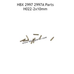 HAIBOXING HBX 2997 2997A Parts 2X10mm Wheel Hex Pins H022