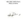 HAIBOXING HBX 2997 2997A Parts 2X10mm Wheel Hex Pins H022