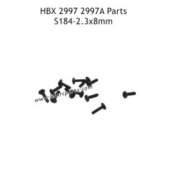 HAIBOXING HBX 2997 2997A Parts Pan PBHO2.3X8MM Pan Head Self Tapping Screws S184