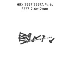 HAIBOXING HBX 2997 2997A Parts 2.6X12mm Flange Head Self Tapping Screws S227