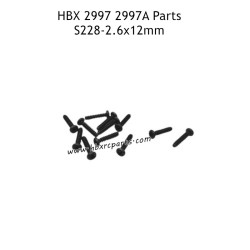 HAIBOXING HBX 2997 2997A Parts BBHO2.6X12mm Pan Head Self Tapping Screws S228