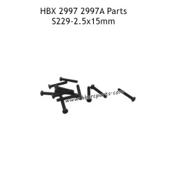 HBX 2997 2997A Parts PMHO2.5X15mm Pan Head Self Tapping Screws S229