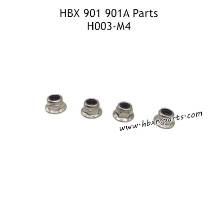 HAIBOXING HBX 901A RC Car Parts M4 Flange Locknut H003