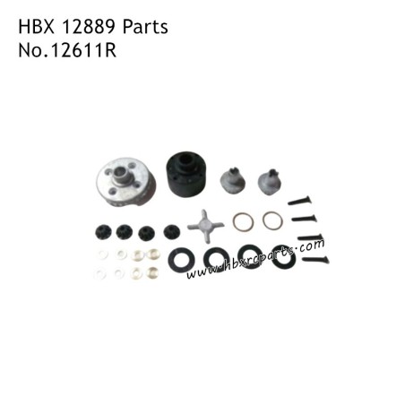 HAIBOXING HBX 12889 Thruster Parts Differential Gears and Differential Case 12611R