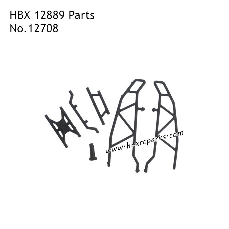 HBX 12889 Thruster Parts Rear Rack Assembly 12708 HBX 12889 Thruster Parts Rear Rack Assembly 12708