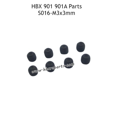 HAIBOXING HBX 901 901A High Speed RC Car Parts M3X3mm Grub Screw S016