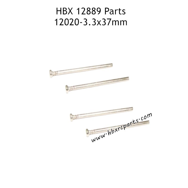 HBX 12889 RC Truck Parts 3.3X37mm Front Lower Suspension Hinge Pins 12020 HBX 12889 RC Truck Parts 3.3X37mm Front Lower Suspension Hinge Pins 12020
