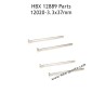HBX 12889 RC Truck Parts 3.3X37mm Front Lower Suspension Hinge Pins 12020