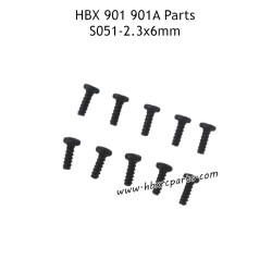 HAIBOXING HBX 901A Parts 2.3X6mm Round Head Self Tapping Screws S051
