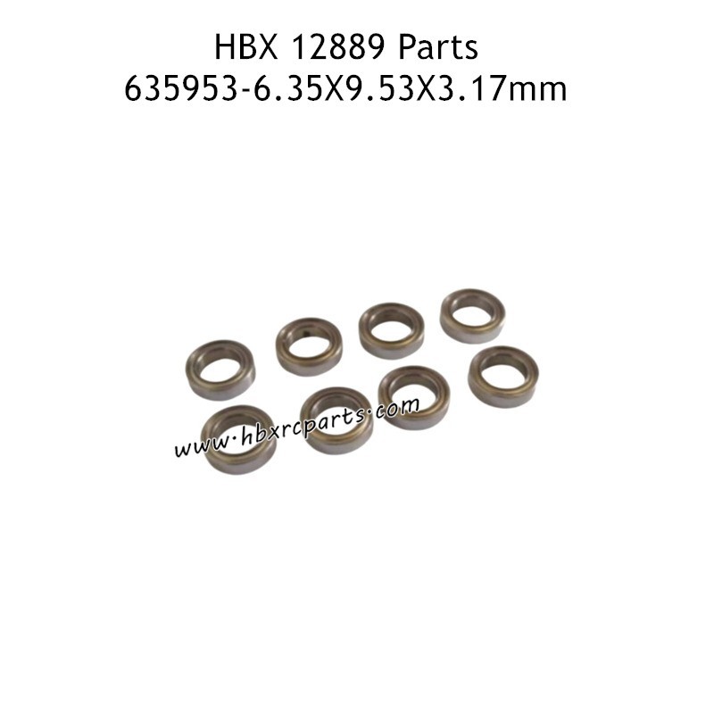 HAIBOXING HBX 12889 RC Truck Parts 6.35X9.53X3.17mm Ball Bearings 63595 HAIBOXING HBX 12889 RC Truck Parts 6.35X9.53X3.17mm Ball Bearings 63595