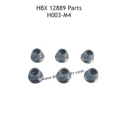 HAIBOXING HBX 12889 RC Truck Parts M4 Flange Lock Nut H003